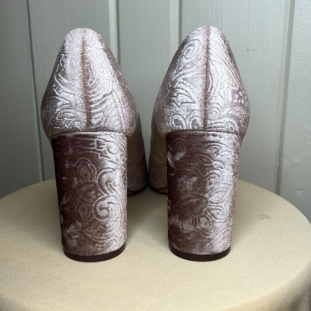 Nine West Jacquard Velvet Heels - Picture 3 of 10
